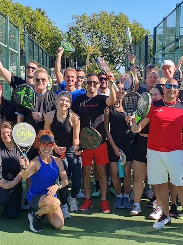 Padel Trippers, pre tournament in the sunshine