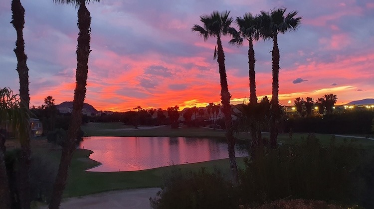 Alicante Golf Hotel Sunset